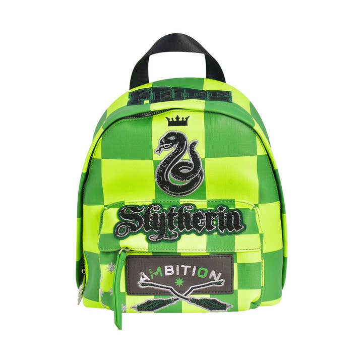 True Religion - Wholesale Backpack - Kids - Fred Segal Harry Potter Checker Slytherin Mini Backpack, Green
