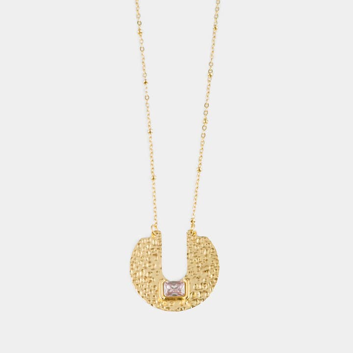 rhinestone pendant necklace for wholesale by AURALIA SAS