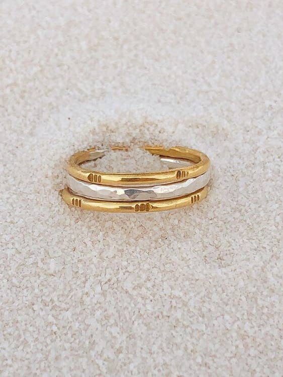 Stacking Ring Trio for wholesale by Zanny Adornments