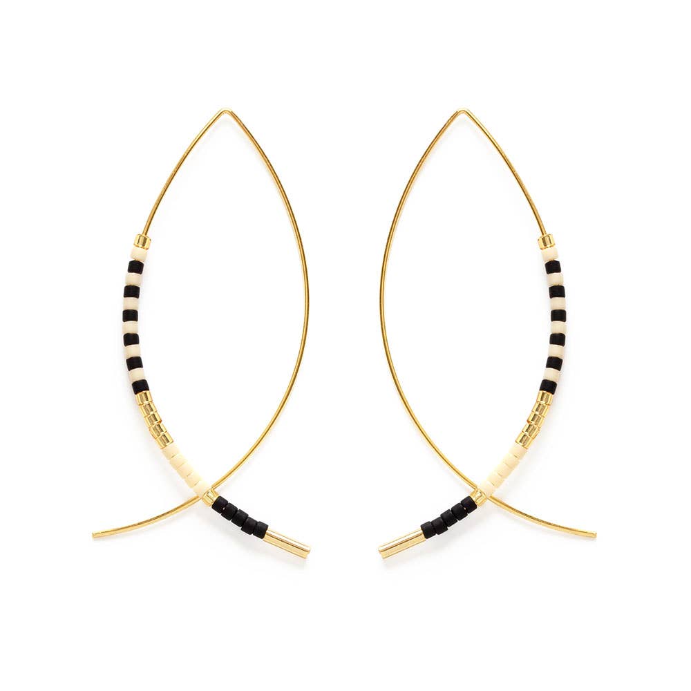 Amano Studio – wholesale Hoop-örhängen – Japanska pärlörhängen i marquisemodell10