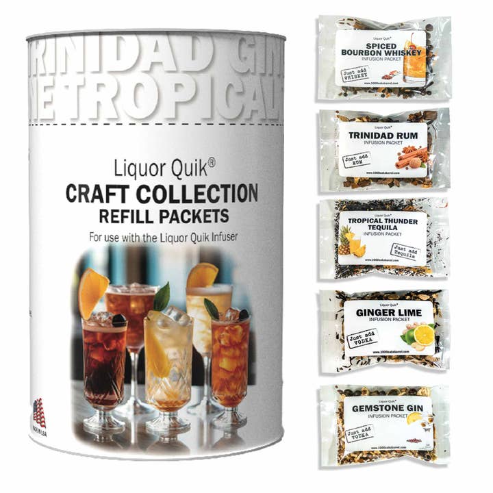 ThousandOaksBarrelCo. - Wholesale Cocktail Mix/Syrup - Liquor Quik Craft Collection Infuser Packets
