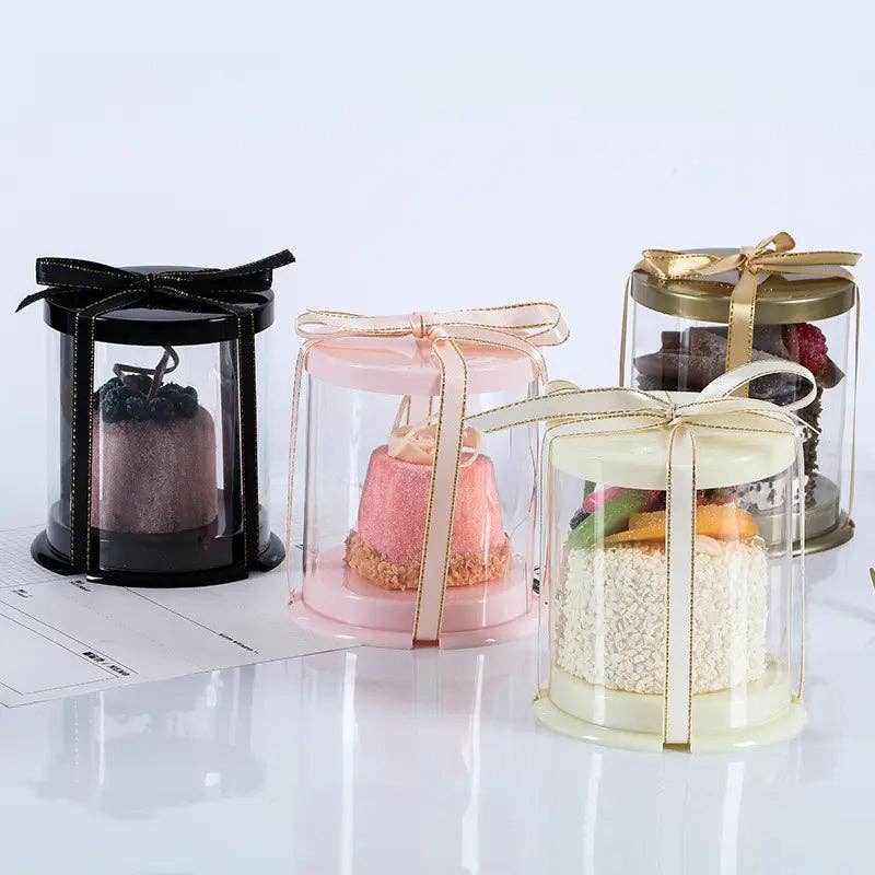 Elegant Design Supply – wholesale Cake decorating kit – Mini 2 inch Transparent Clear Box (10pcs/set)14