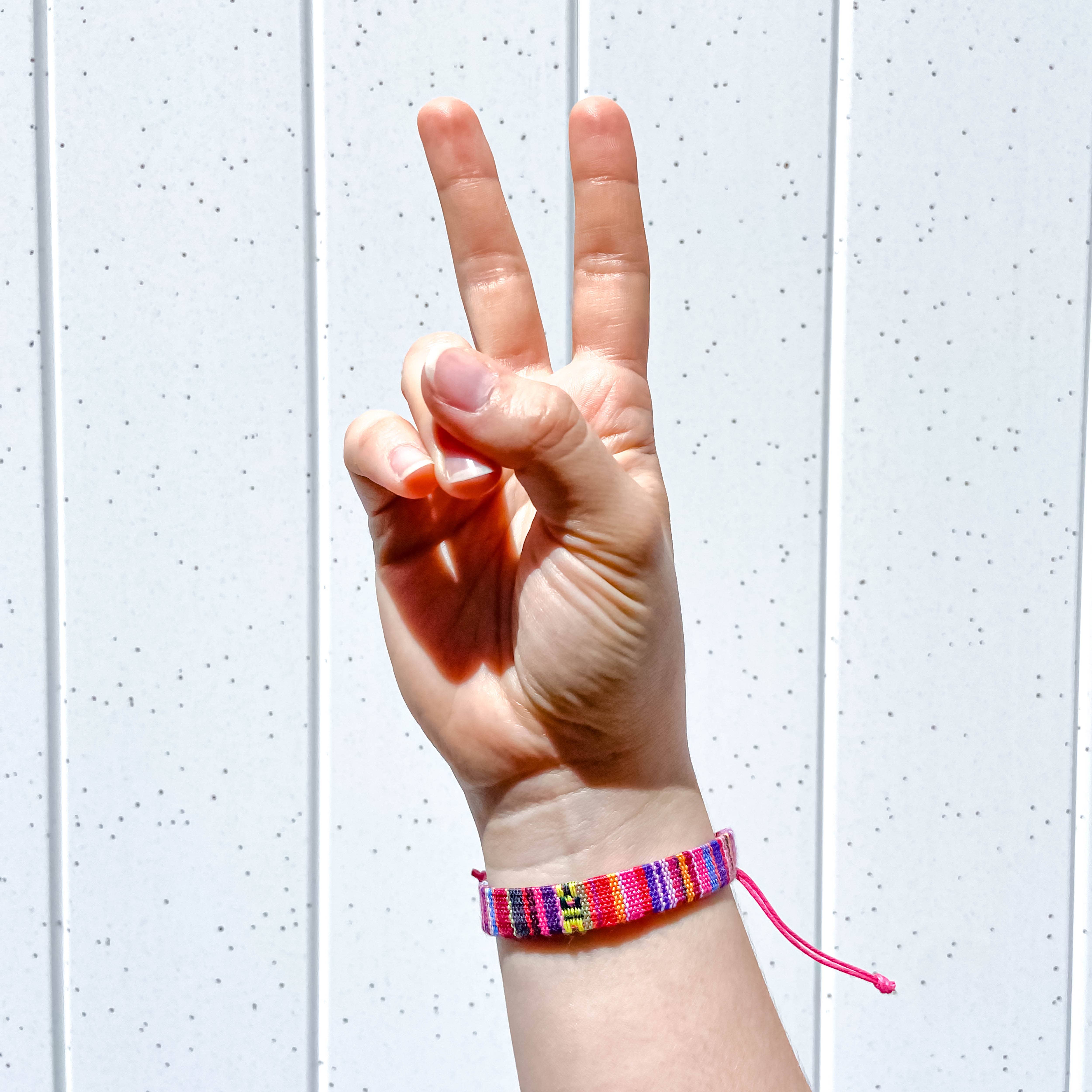 Natalia - Wholesale Woven/Braided Bracelet - Adjustable Flat Woven Boho Bracelets for Women-PC5