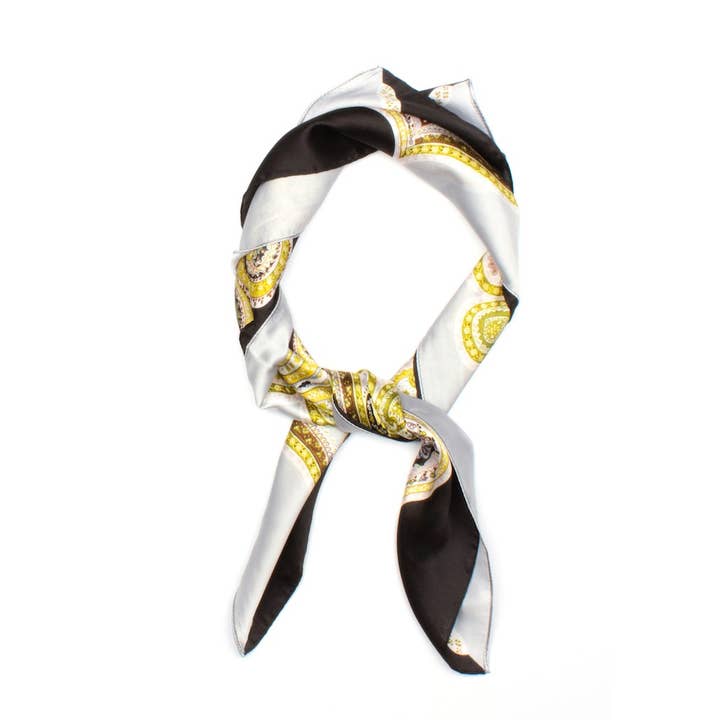 Sciarpa Bertrix 70x70cm Grigio per la vendita all'ingrosso da parte di 7East