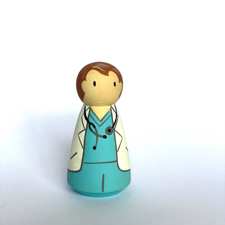 PoppyBabyCo – Engroshandel Trælegetøj - Børn – Wooden Peg Dukker Professional3