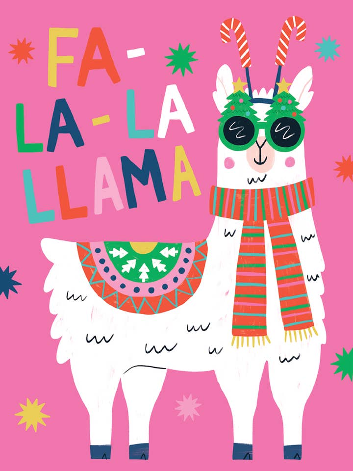JIGGY Junior, Fa La La Llama par Lisa Barlow pour la vente par JIGGY Puzzles