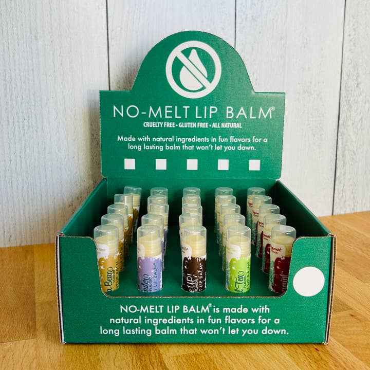 NO-MELT LIP BALM Refresh flavors with Display for wholesale by NO-MELT LIP BALM