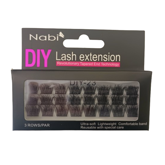 Nabi Cosmetic - Wholesale False/Fake Eyelashes - DIY23 - DIY Lash Extension Eyelash 12PCS/PACK0
