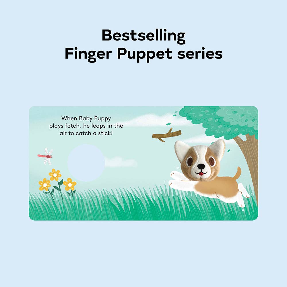 Chronicle Books - Wholesale Baby & Toddler Book (0-2) - Baby Puppy: Finger Puppet Book3