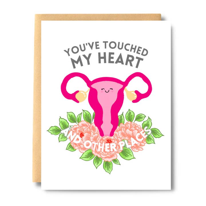 Carte d'infirmière OB/L&D You've Touched My Heart and Other Places pour la vente par Salt & Paper