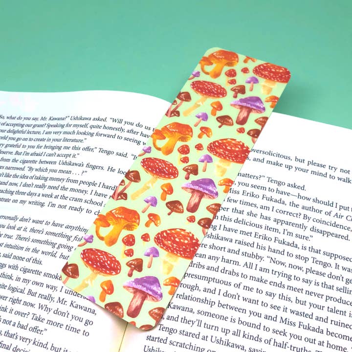 Mushroom Pattern Bookmark for wholesale by Butay Art