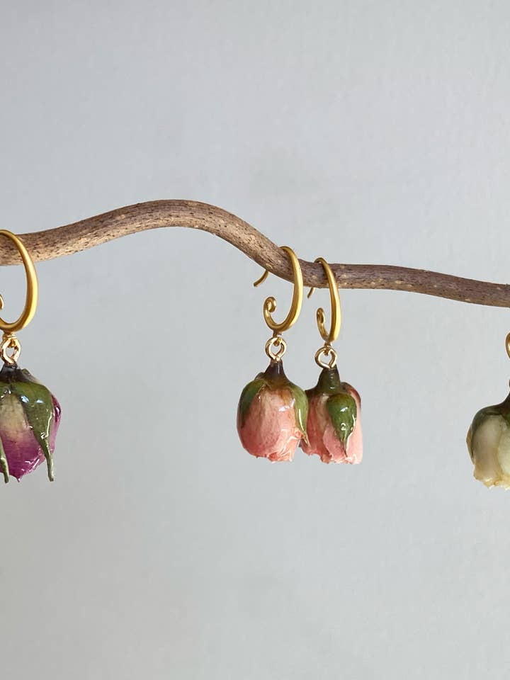 Brincos de Argola Rosa por atacado de Lakoo Designs