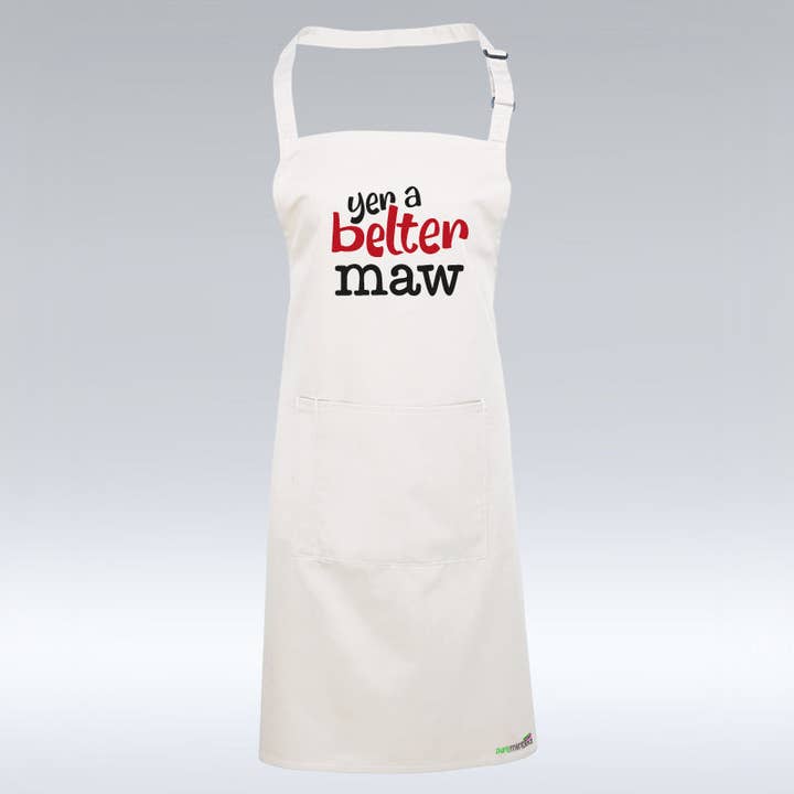 Yer a Belter Maw - White Apron for wholesale by Pureminted