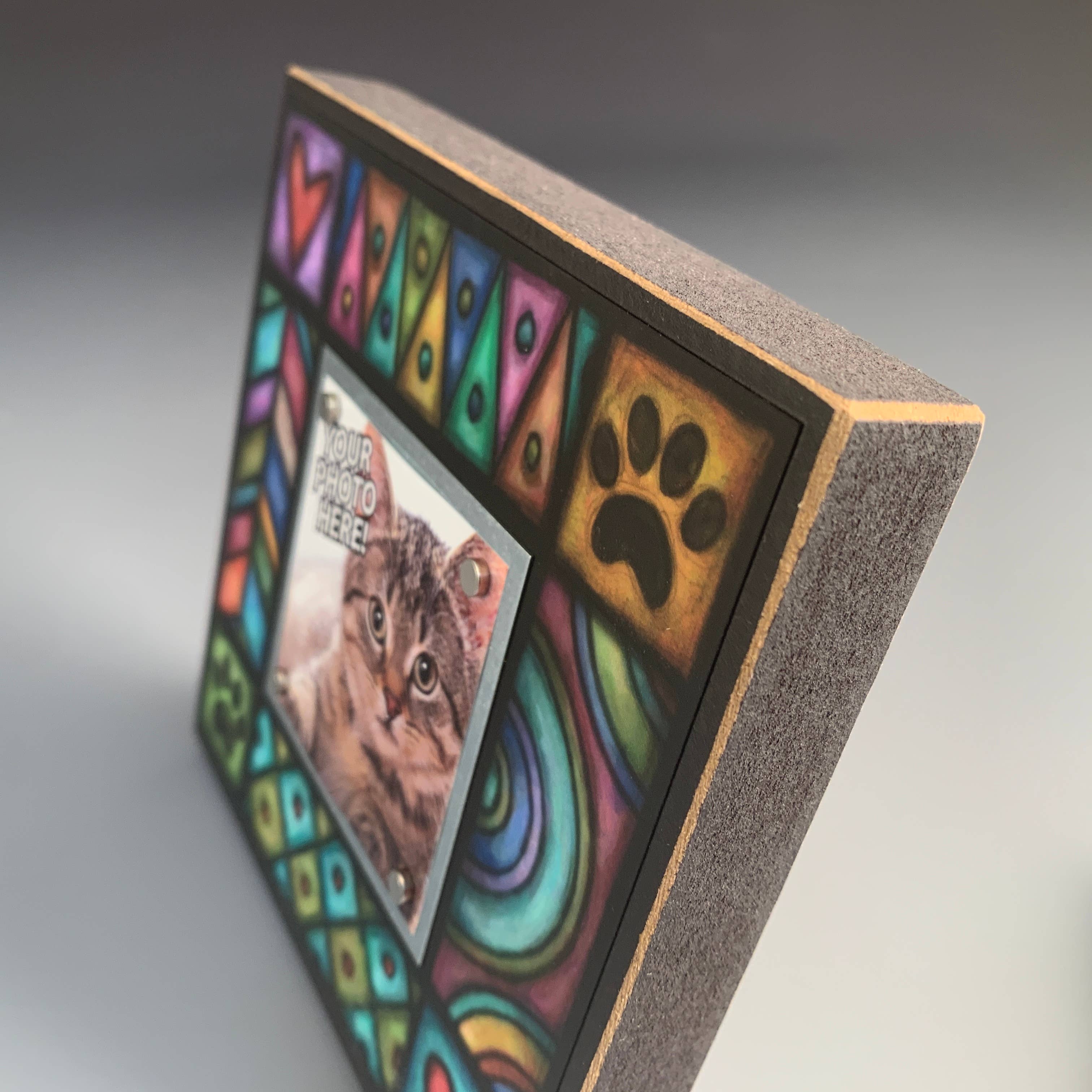 Macone Clay / Spooner Creek - Wholesale Picture Frame - SAF14 - Paw and Heart Picture Frame3
