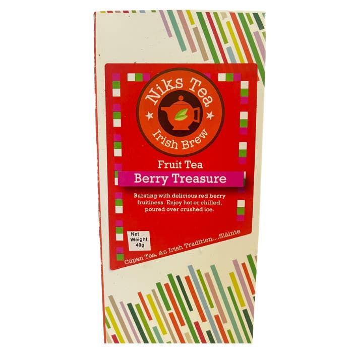 Berry Treasure Tea Bags for wholesale by Nik’s Tea