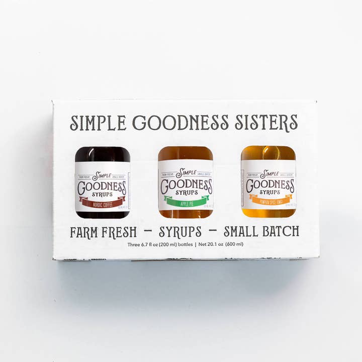 Simple Goodness Sisters - Wholesale Cocktail Mix/Syrup - The Cozy Season Collection1
