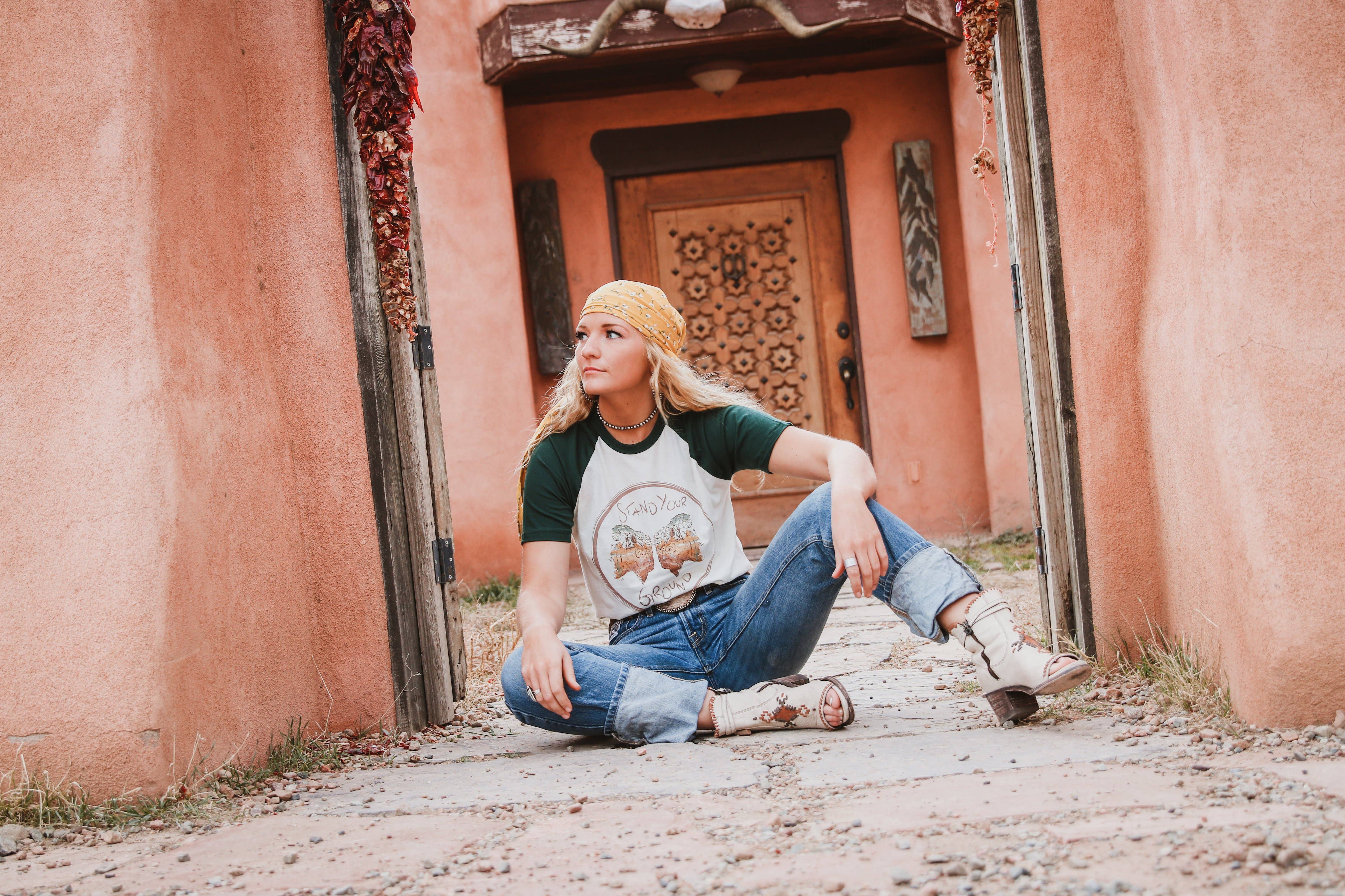 The Coyote Cowgirl - Wholesale Screen Printed T-Shirt - Women's - Stand Your Ground- Bulk-1392