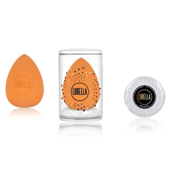 Lurella Cosmetics - Wholesale Makeup Sponge/Blender - Teardrop Beauty Sponge - Orange