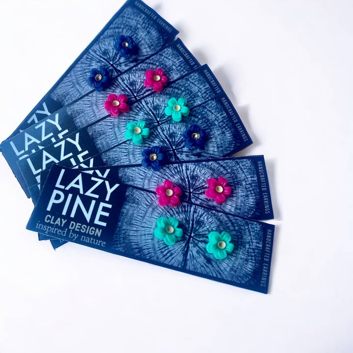 Mini blomsterstiksæt for engroshandel hos Lazy Pine Clay Design