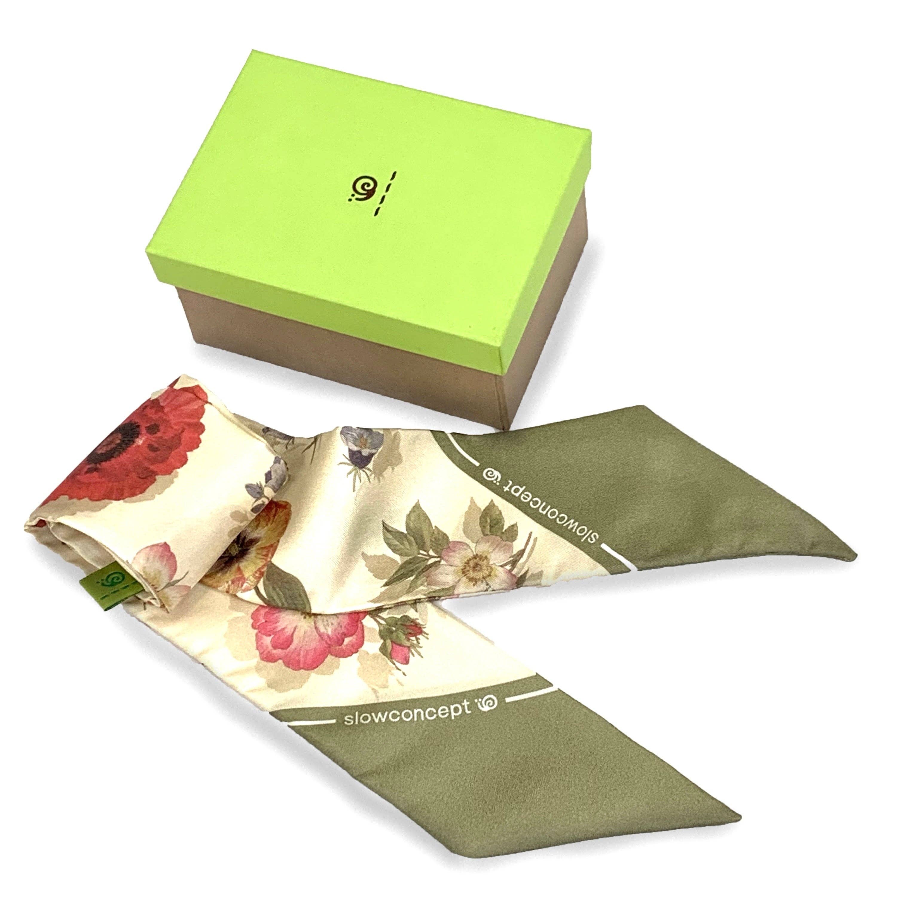 C.C.&Co.Srl - Wholesale Scarf - Women's - BEIGE PRINTED PURE SILK BANDEAU. COD 1523