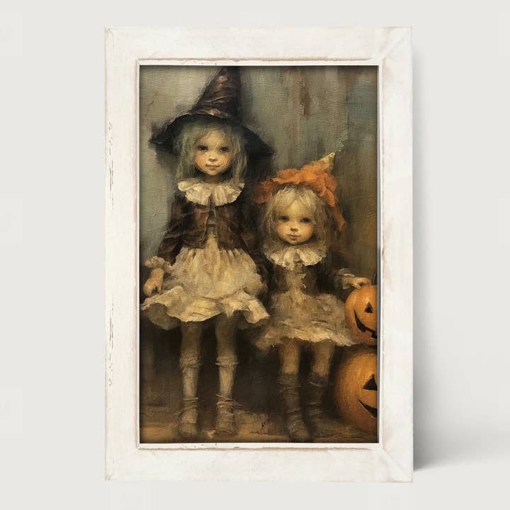 Witchy Duo - Vertical Frame for wholesale by ginger blue
