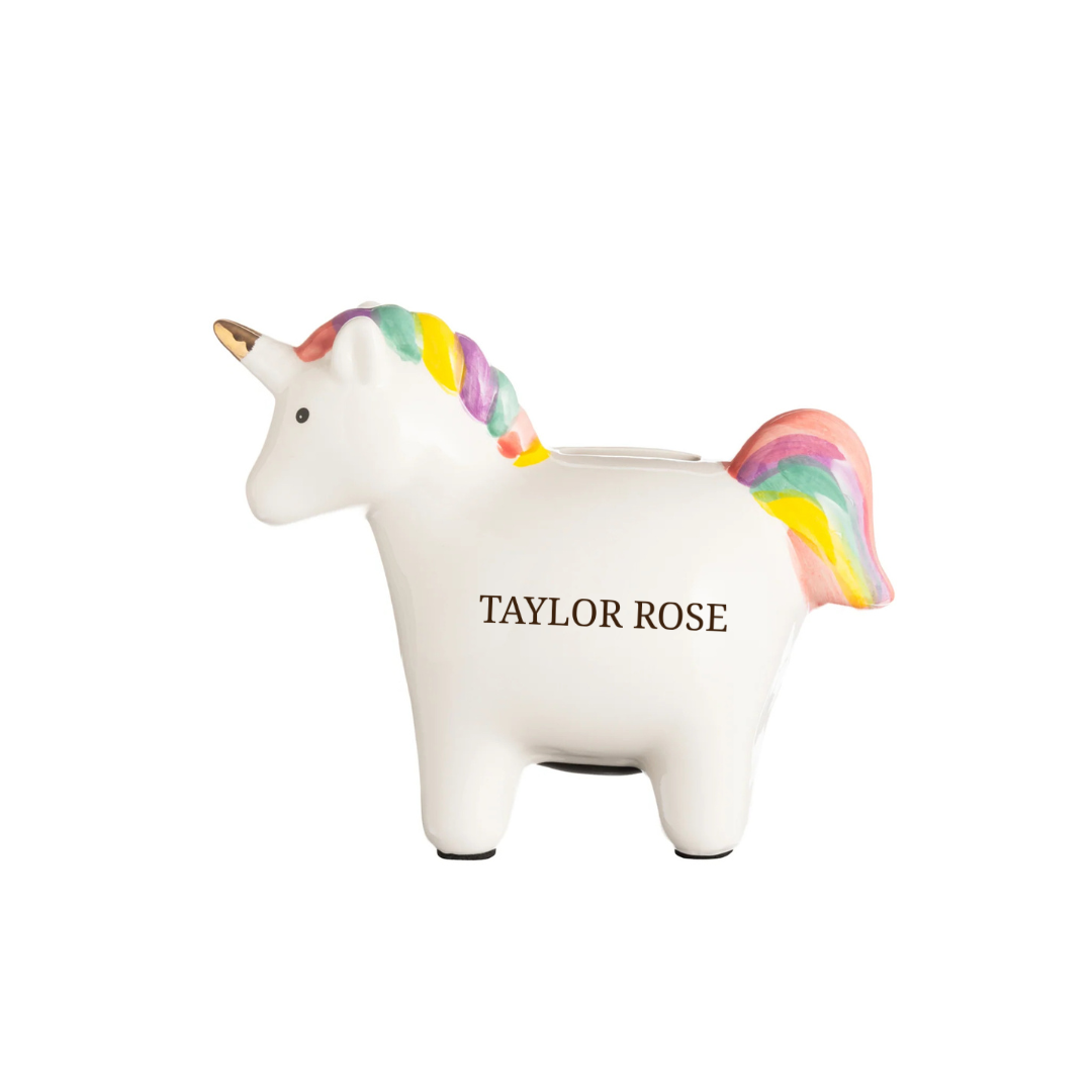 Creative Gifts International Inc. - Wholesale Money/Piggy Bank - Kids & Baby - Rainbow Unicorn Piggy Bank4