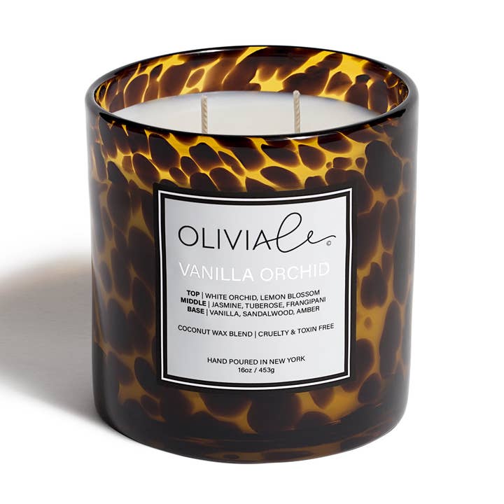 Vanilla Orchid Tortoise candle for wholesale by Olivia Le