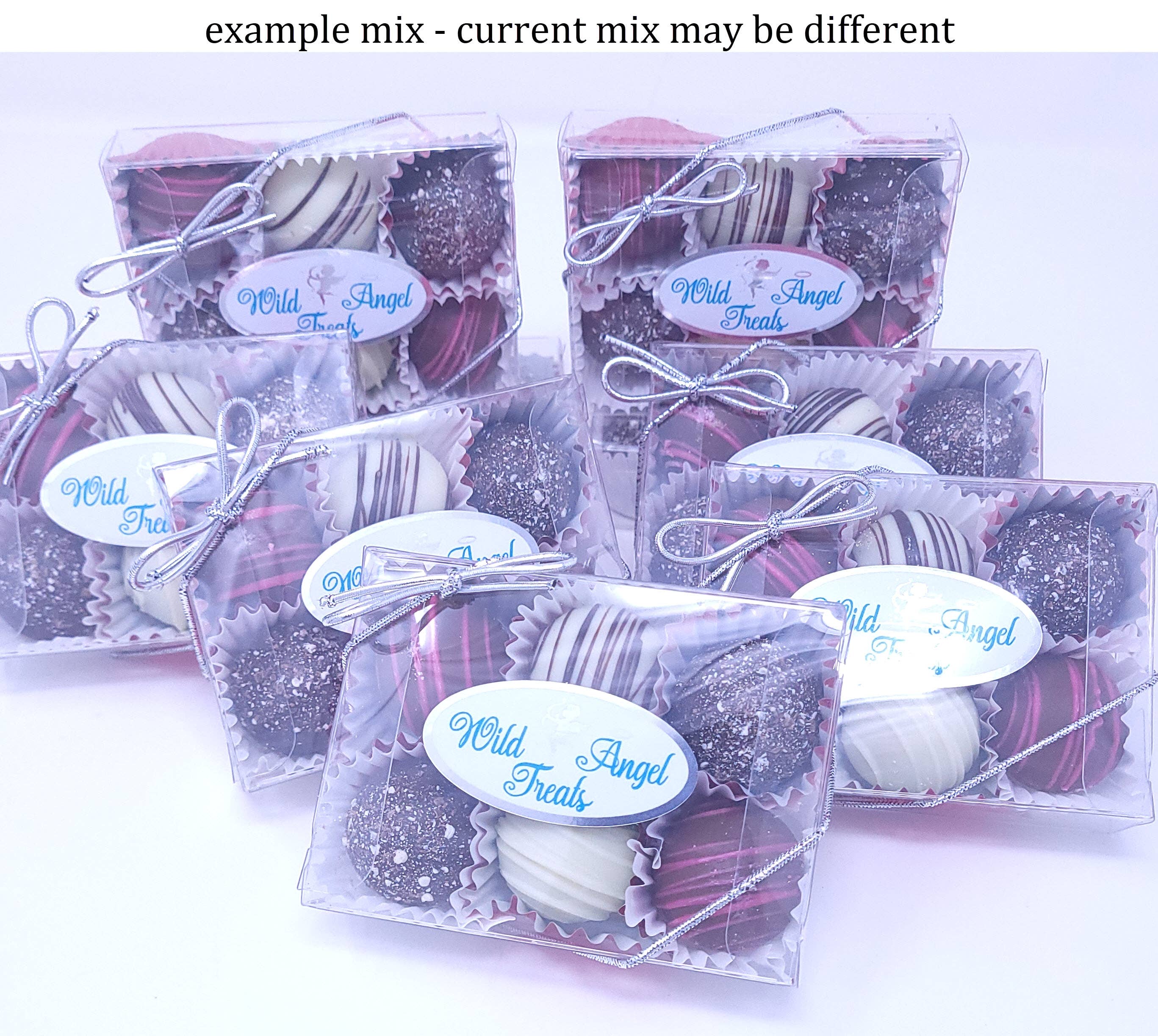 Wild Angel Treats, LLC - Wholesale Chocolate Box - Gourmet Chocolate Ganache Bite Size Truffles - Assorted3