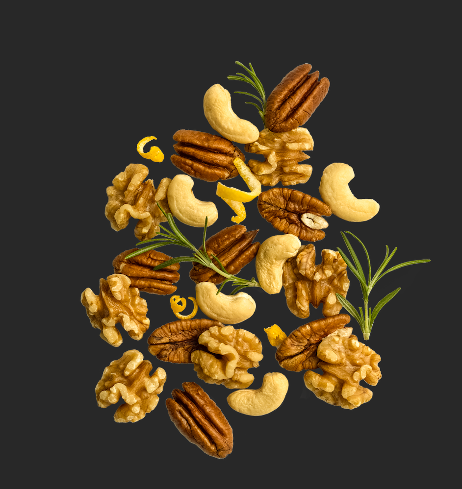 Isadore Nut Company - Wholesale Nuts - Lemon Rosemary: Cashews, Pecans, Walnuts- 1.75 oz- Non-GMO6