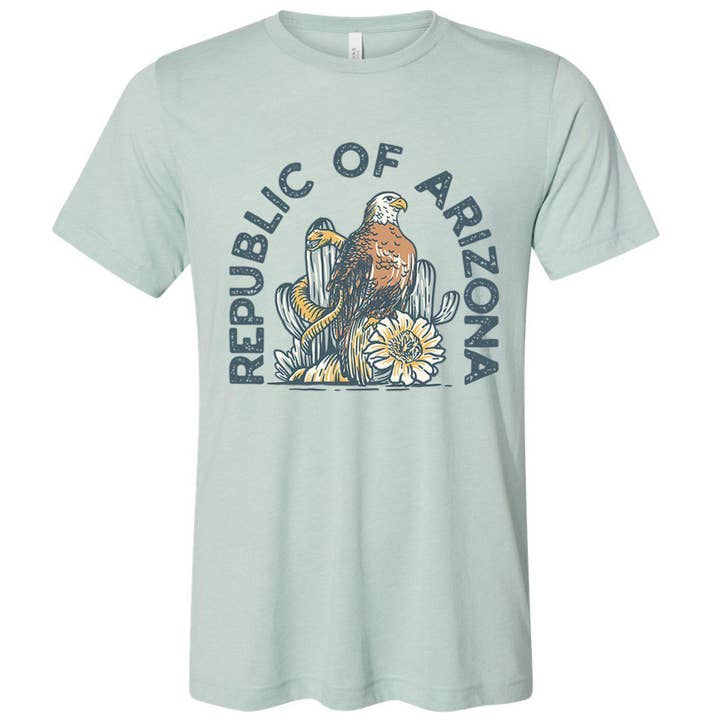 Republic Of Arizona Tee PRE18498S for wholesale by State Bliss