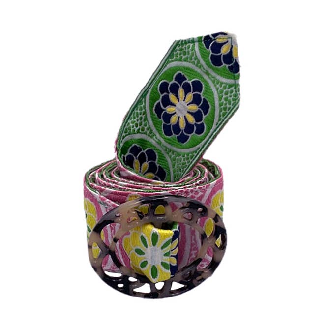 Lemonade Zinnia Belt for wholesale by Hadley Pollet