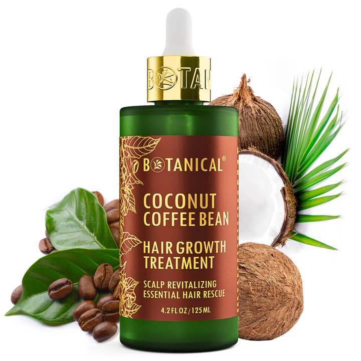 Hair Growth Pre-Shampoo Treatment - Coconut & Coffee Bean - Scalp Revitalizing for wholesale by Botanical Green Lab