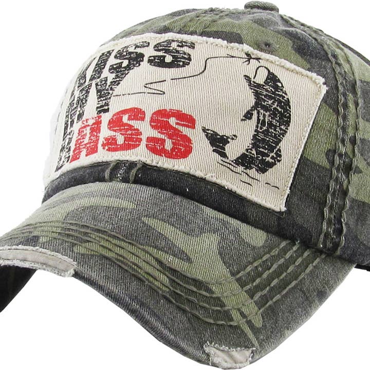 KBETHOS - Wholesale Baseball Cap - Unisex - Kiss My Bass - Baseball Cap