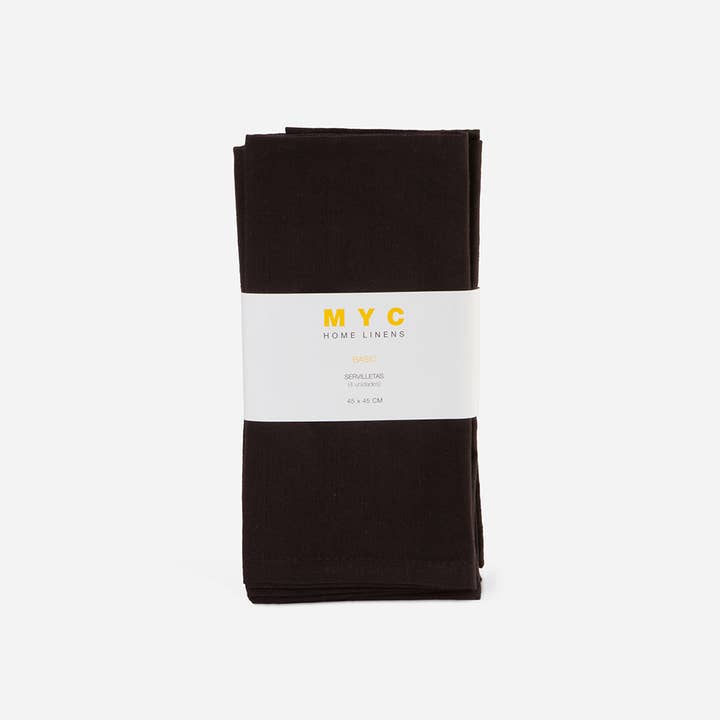 MYC Home Linens - Wholesale Dinner & Cloth Napkin - Pack of 4 plain cotton napkins MYC2