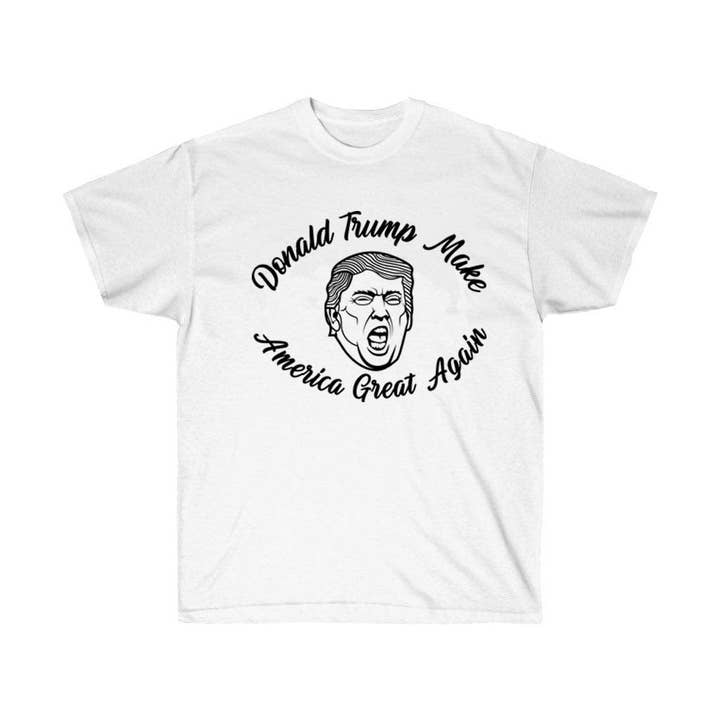 Donald Trump Make America Great Again Election T-Shirt for wholesale by Luluizy Designs Co.