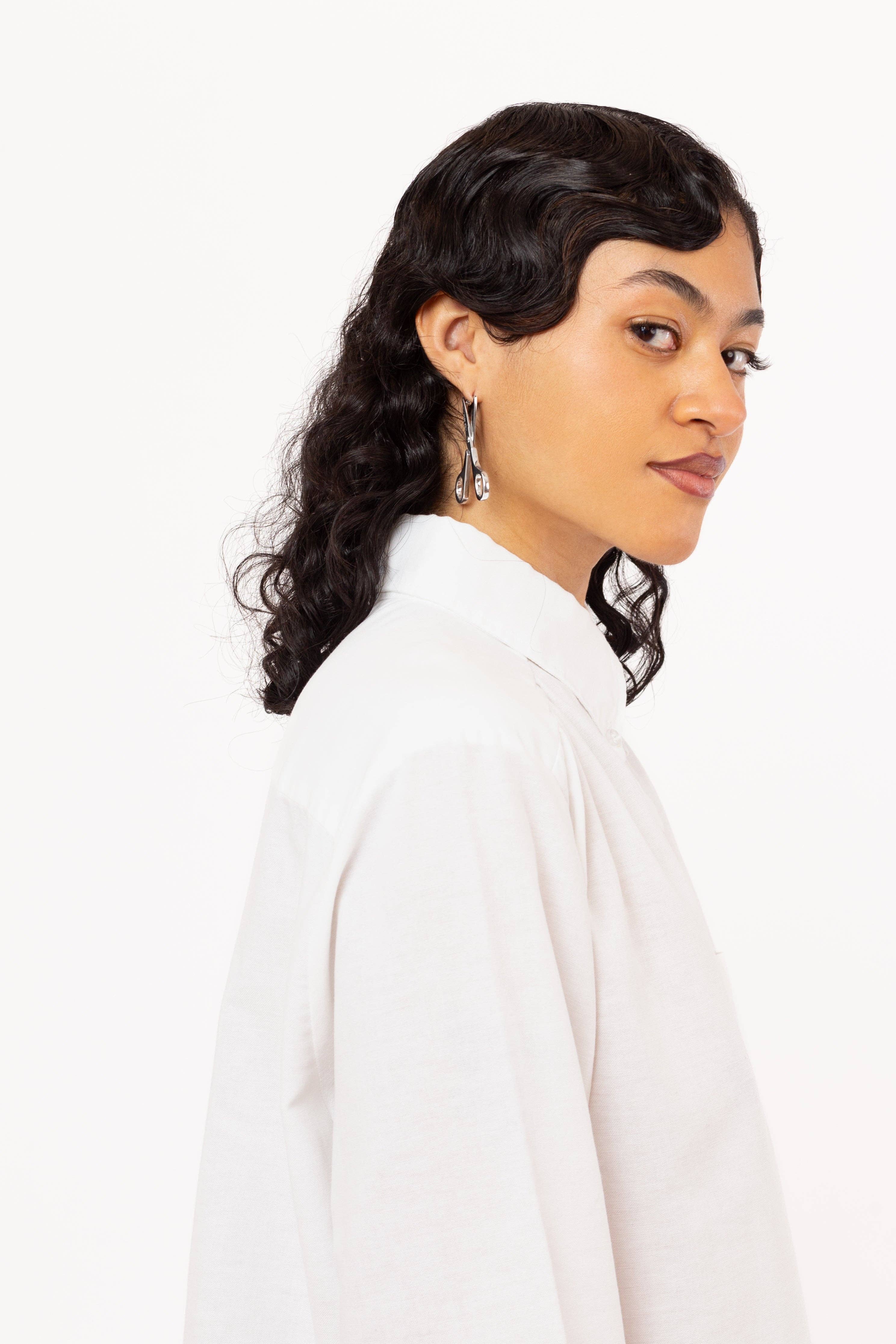 Coco Clem - Wholesale Dangle Earrings - Scissor Earrings in Silver3