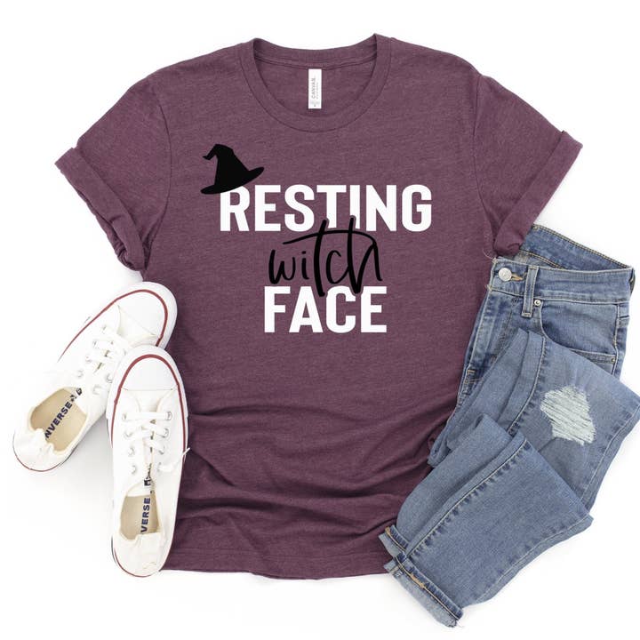 Resting Witch Face - Unisex Tee por atacado de GirliesGalore