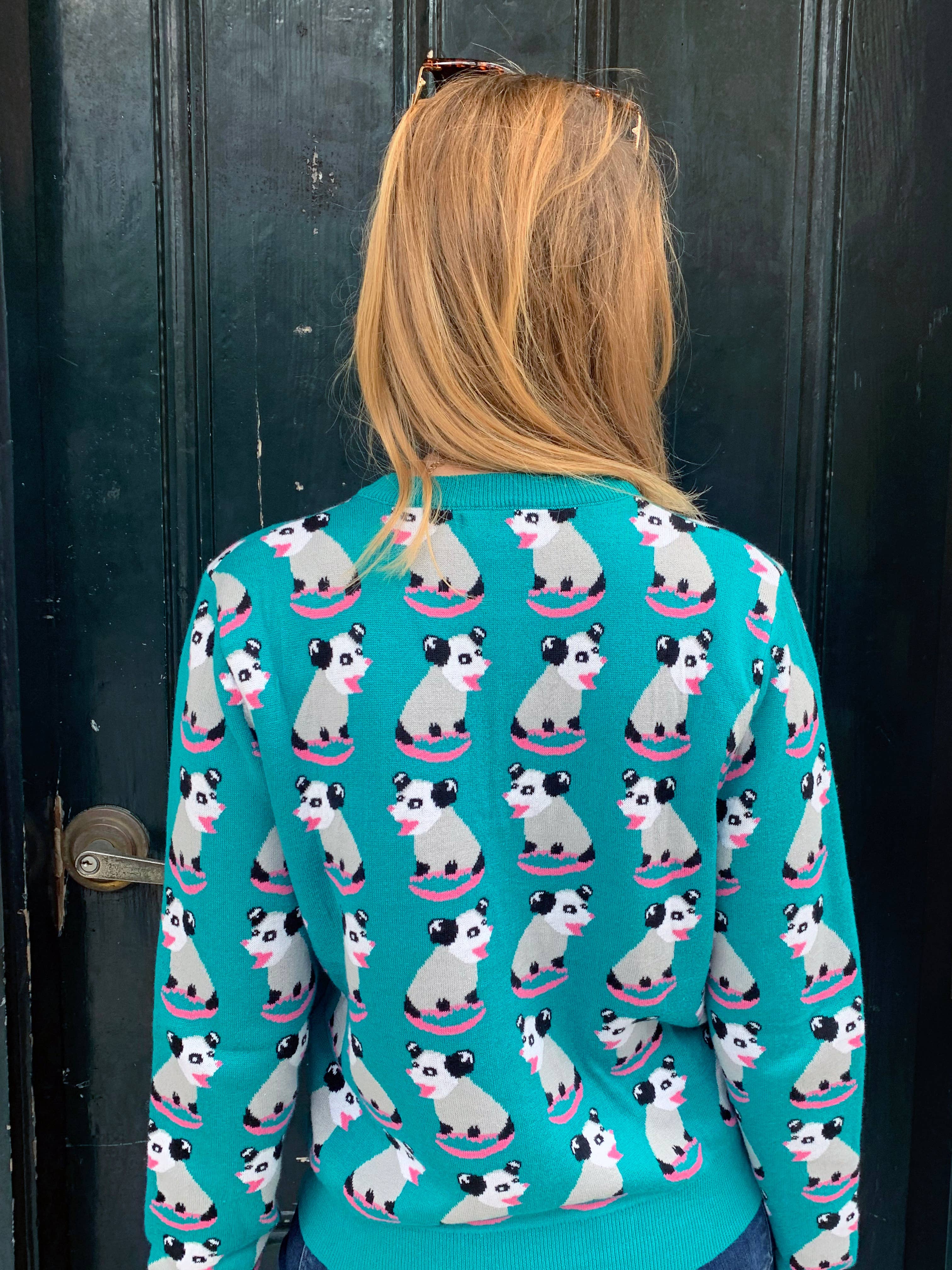 Sesame the Opossum - Wholesale Knit Sweater - Women's - Cornelia's Favorite Sweater2