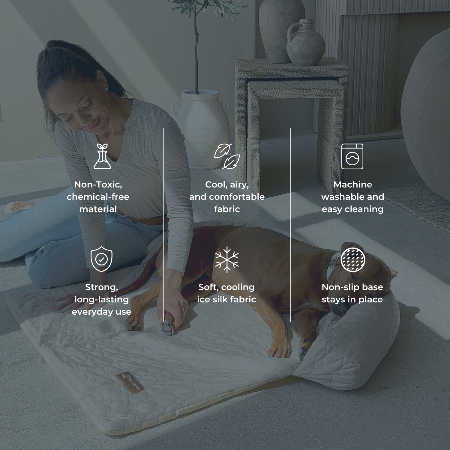 Pelsbarn - Wholesale Pet Bed - Dog - HeatRelief™ Cooling Dog Bed - Pelsbarn Helps Shelter Dogs!31