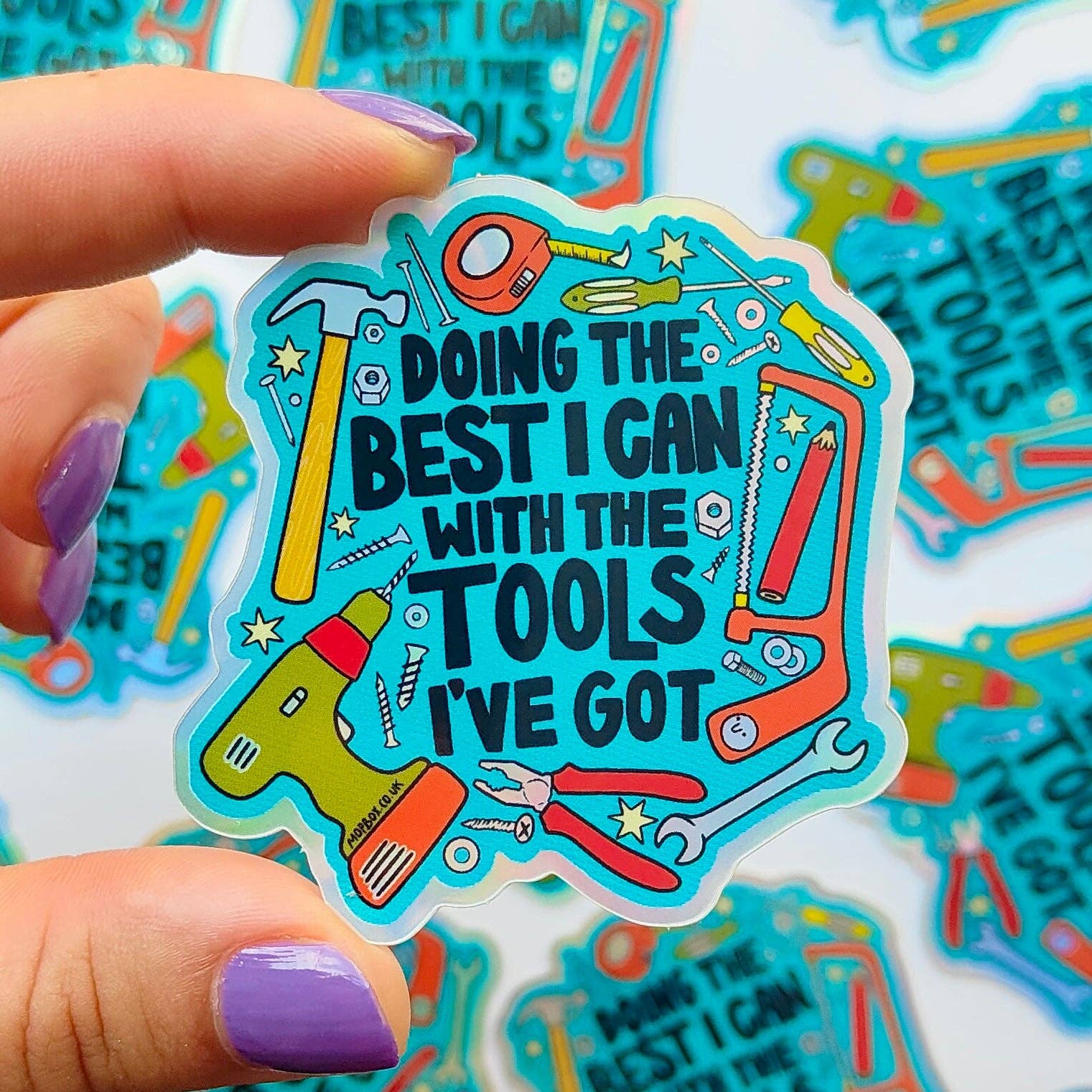 Mimo – wholesale Sticker – DIY Tools  - Holographic Vinyl Sticker 1