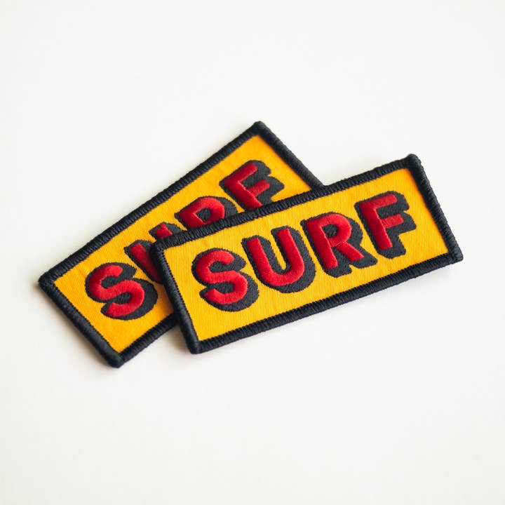 Union Made - Wholesale Patch - SURF Embroidered Iron on Patch1