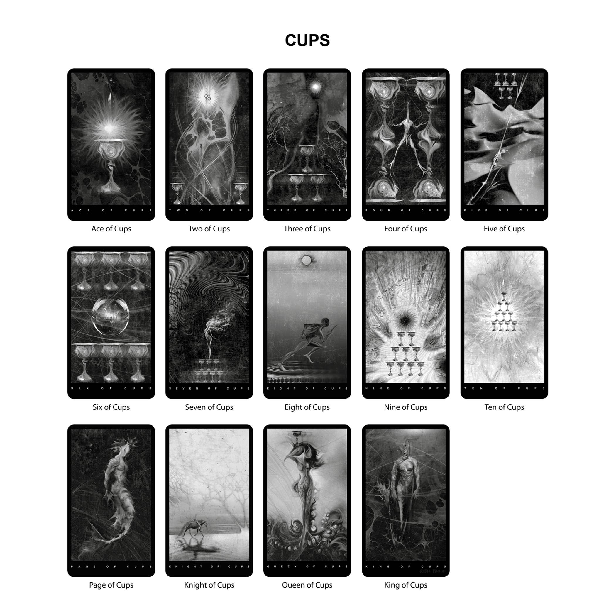 Da Brigh Tarot - Wholesale Tarot Cards - The Black Tarot Modern Tarot Cards Deck11
