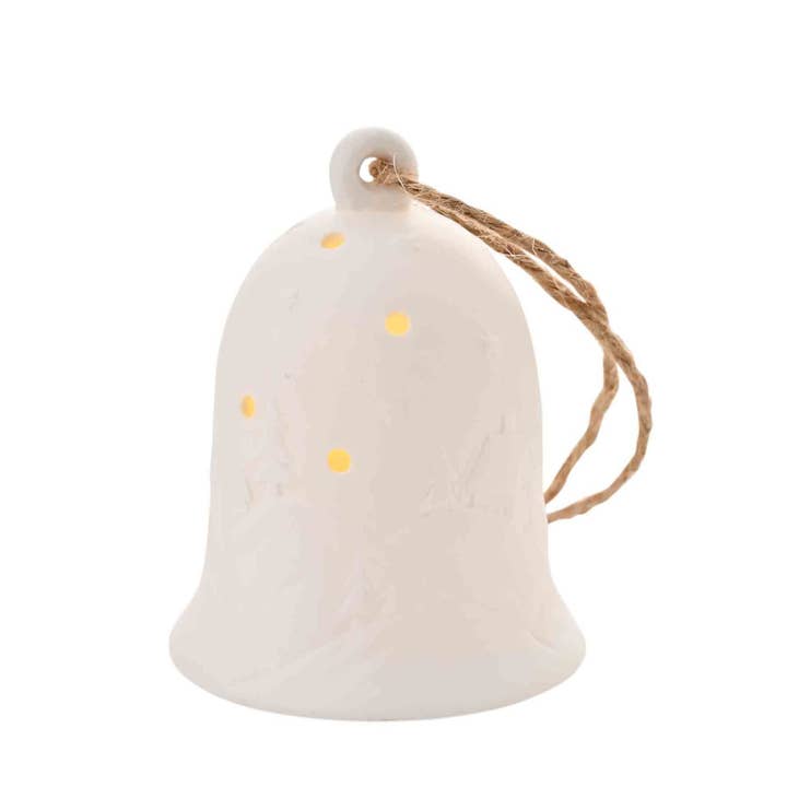 WIDDOP and Co. US - Wholesale Ornament - **MULTI 4**LED Ceramic Handbell1