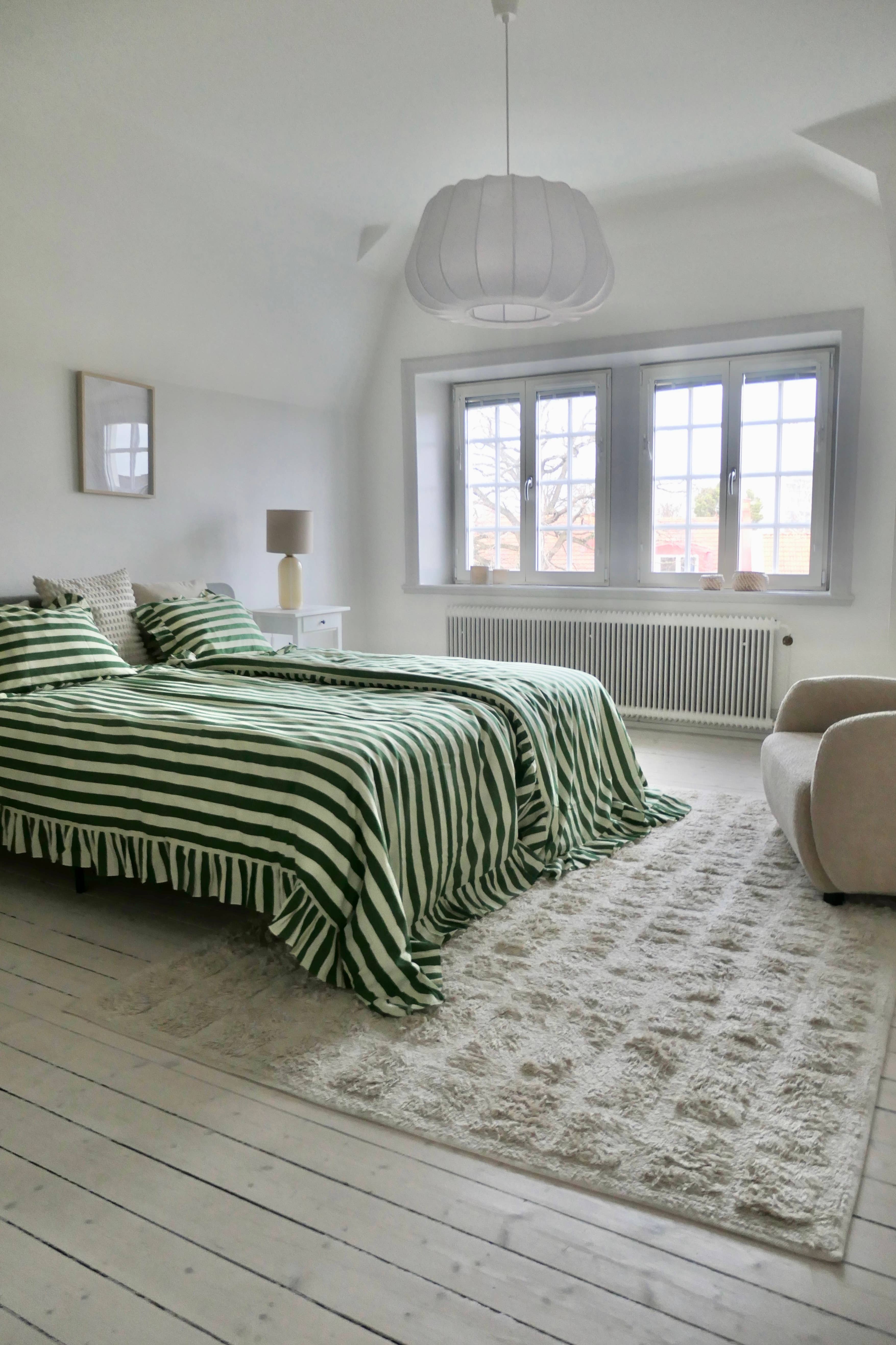 OMOM - Wholesale Bedding Set - Organic duvet cover set - Ruffled Striped in linen/cotton9