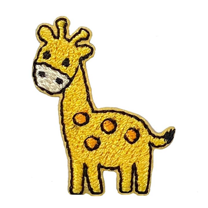 Mini Giraffe Embroidered Iron on Patch for wholesale by Wholesale Applique