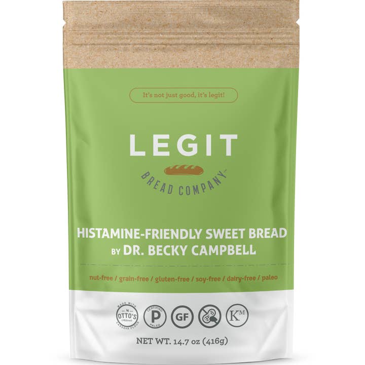 Legit Bread Company – Engroshandel Brødblanding – Histaminvenlig sød brød Mix af Dr. Becky Campbell