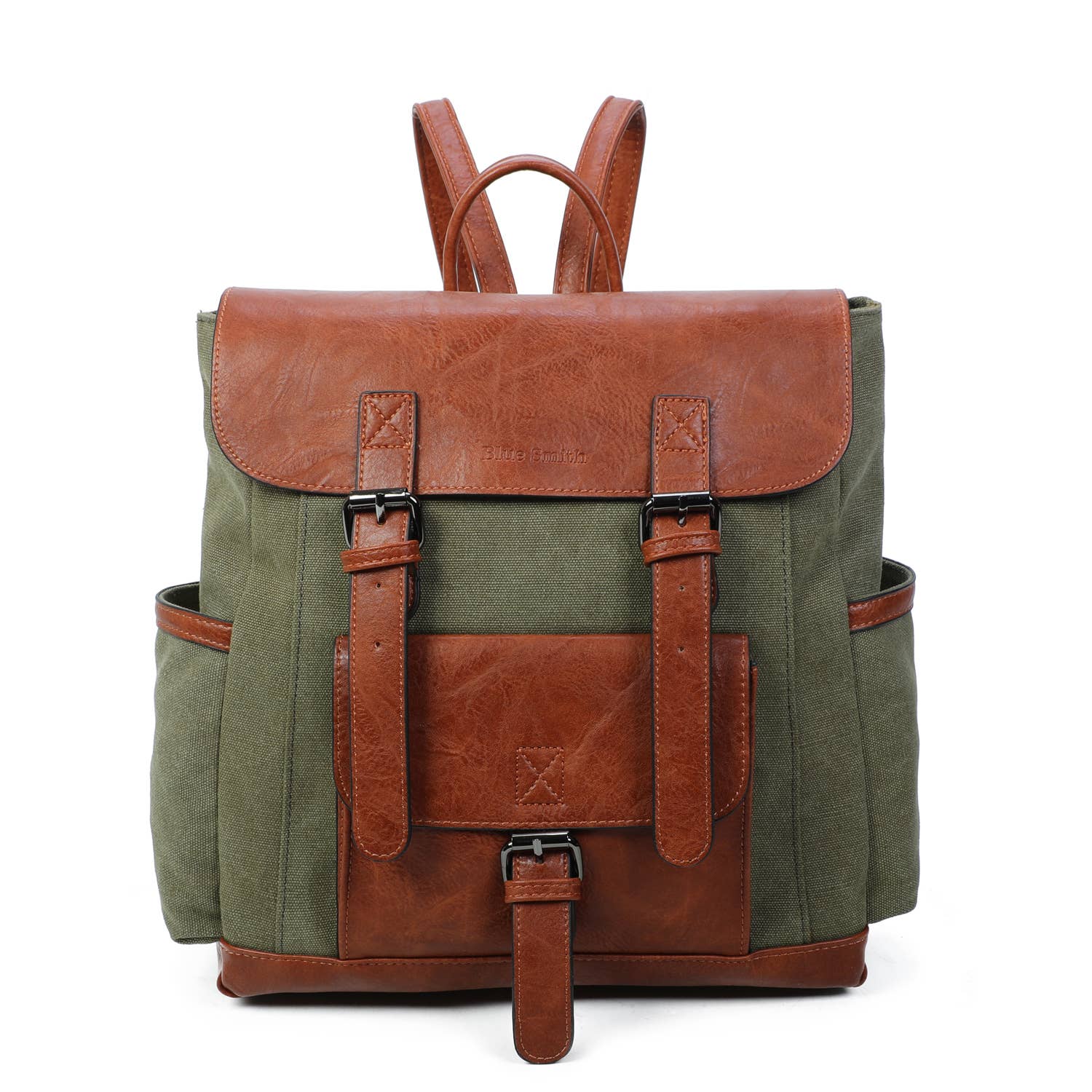 INES DELAURE - Wholesale Backpack - Women's - Two-material backpack1