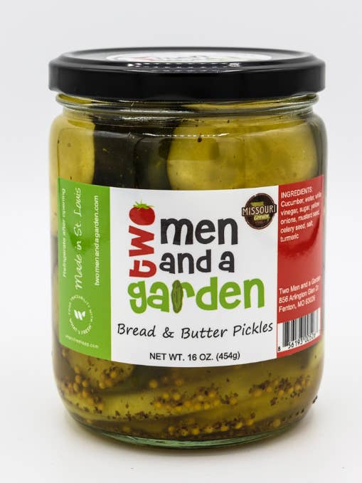 Bread and Butter Pickles for wholesale by Two Men and a Garden