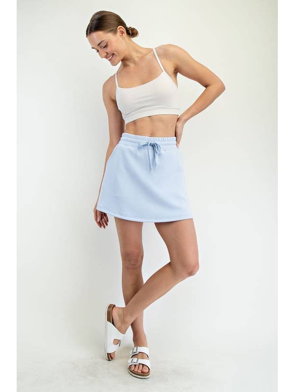 Sunday Morning - Wholesale Skort – Women's - S297037-STANDARD FIT MODAL SCUBA SKORT7