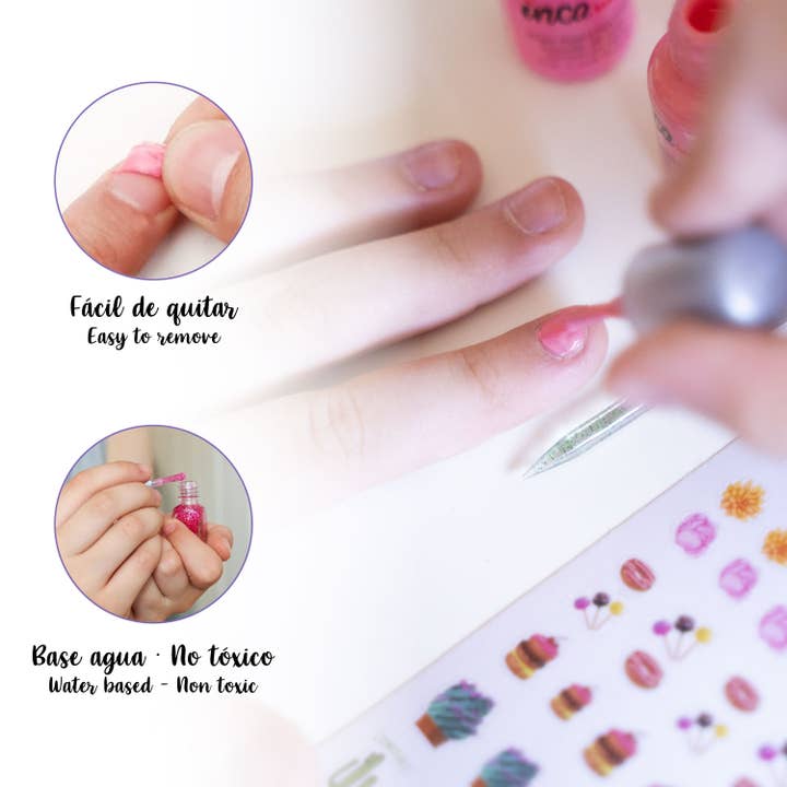 IKILIFE S.L - Venta al por mayor Esmaltes de uñas - Niños - Set de manicura infantil - Pintauñas al agua1